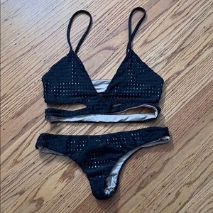 Acacia bikini 👙 black mesh size small 🖤🖤